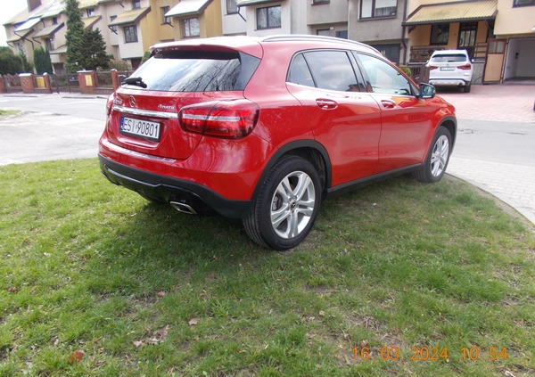 Mercedes-Benz GLA cena 92500 przebieg: 60500, rok produkcji 2019 z Sieradz małe 121